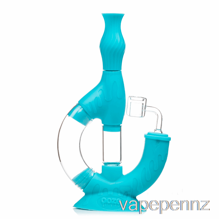 Ooze Echo Silicone Water Pipe Aqua Teal (Teal) VAPE NZ